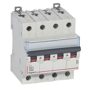 Installatieautomaat MCB DX³ 4-polig B-karakteristiek 63A 10000A