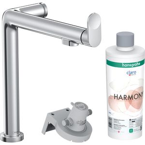 Aqittura M91 keukenkraan FilterSystem 240 1 straalsoort starterset chroom