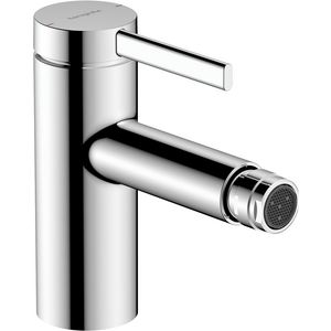 Bidetmengkraan Zesis S 1-hendel metalen trekwaste chroom