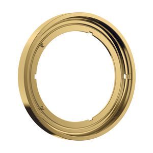 Kraanrozet AX ShowerSelect ID verlenging rond 5mm Polished Gold Optic