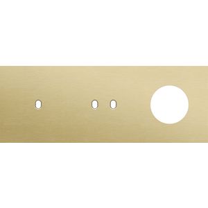 Afdekplaat 3-voud horiz. 71mm centerafst. 227-57718