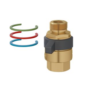 Regudis W-HTE, losse kogelkraan met kleurringen