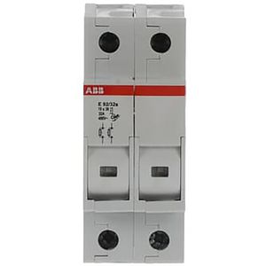 Zekeringhouder 2p met LED