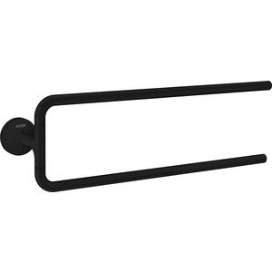 AXOR Universal Circular dubbele handdoekhouder mat zwart