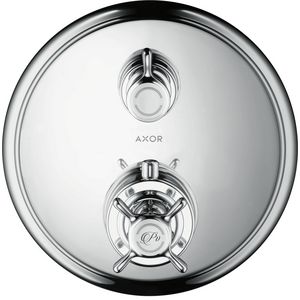 Afbouwdeel AXOR Montreux inbouw thermostaat+stop- en omstelkraan chroom