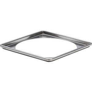 Raamwerk 100x100 chroomnikkelstaal/blank