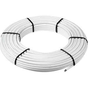 Rol a 100mtr. meerlagenbuis SMARTPRESS 16x2,0mm wit 4705