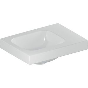 iCon Light fontein 38x28cm zonder kraangat aflegvlak rechts zonder overloop wit