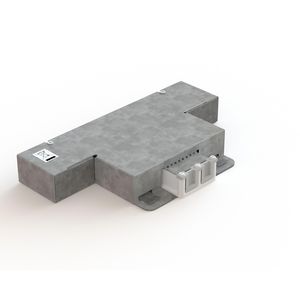 Verdeeldoos 4V staal + fastconnectors