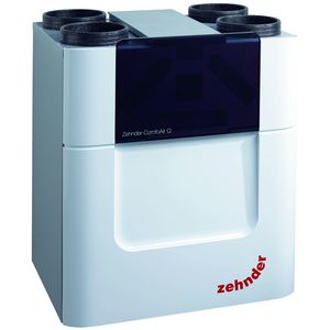 WTW-unit ComfoAir Q600 luchttoevoer Links als Rechts met vorstvrij-software