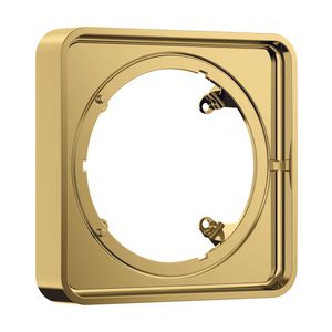 Kraanrozet AX ShowerSelect ID verlenging softsquare 22mm Polished Gold Optic