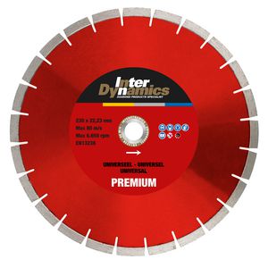 Universeel Premium Matrixdiamantzaagblad 350mm asgat 25.4mm