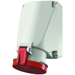 Wandcontactdoos 63A 4-polig  6H 400V IP44