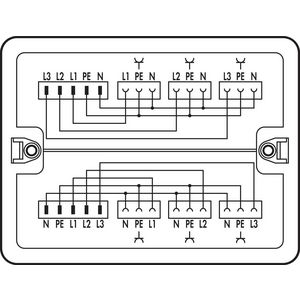Verdeeldoos Draai- naar wisselstroom 899-681/144-000