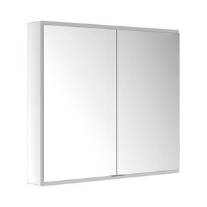 Spiegelkast opbouw onverl.t 1xwcd/1xusb 1050x900x160mm zil.