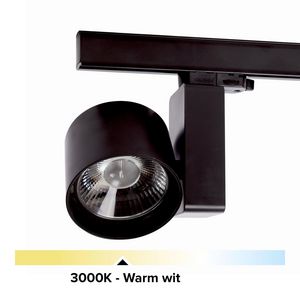 Trackspot B Zwart 33W 3500 lumen 3000K 30gr.