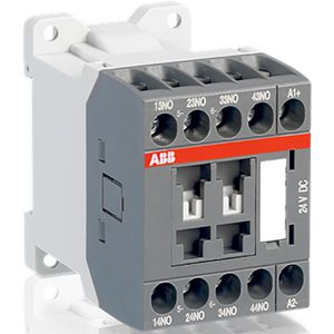 Hulprelais 6A (AC15) 2NO/2NC 24VDC