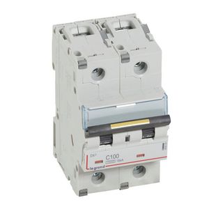 Installatieautomaat 2-polig C-karakteristiek 100A 10000A/16kA DX³ DIN