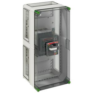 Behuizing met vermogensschakelaar IP54