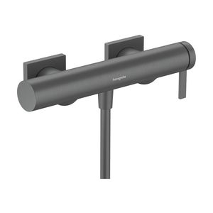 Tecturis E 1-hendel douchemengkraan hoh 150mm  Brushed Black Chrome incl. s-koppelingen