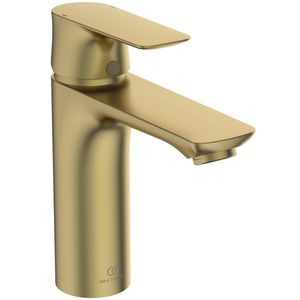 Connect Air wastafelmengkraan grande 5l/min. zonder waste brushed gold (mat goudkleurig)