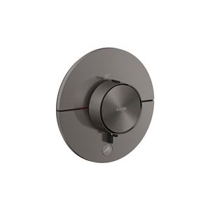 Thermafbouwdeel Highflow 1F rond Brushed Black Chrome ShowerSelect ID