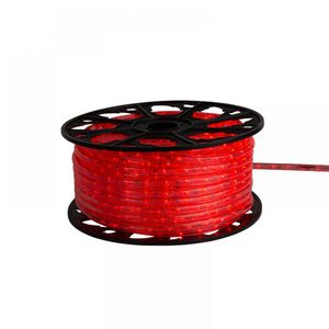 Lichtslang LED 230V horizon L=50mtr. . PVC rood