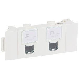 Connector 2xRJ45 FTP Cat. 5e DLP Mosaic