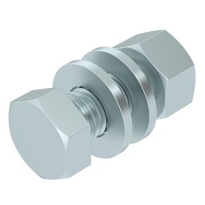 Zeskantbout moer sluitring M12x30 staal vuurverzinkt VVE=20