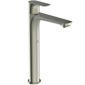 Connect Air hoog wastafelmengkraan zonder waste bluestart silver storm (rvs look)