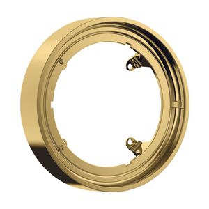 Kraanrozet AX ShowerSelect ID verlenging rond 22mm Polished Gold Optic