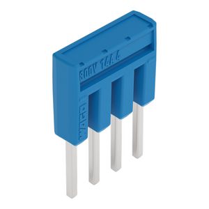 Brug 4-voudig geisoleerd blauw 2000-404/000-006 VVE=25