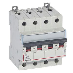 Installatieautomaat MCB DX³ 4-polig B-karakteristiek 20A 10000A