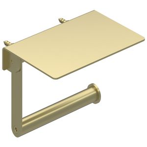 Toiletrolhouder platteau geborsteld mat goud