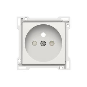 Afwerkingsset stopcontact penaarde/besch.afsl. white