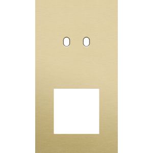 Afdekplaat 2-voud vertic. 71mm centerafst 227-57856