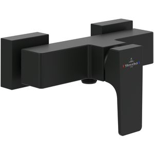 Eengreeps douchekraan Architectura Square Matt Black