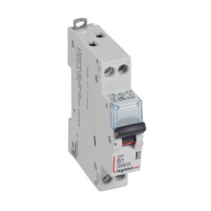 Installatieautomaat MCB DX³ 1-polig + Nul B-karakteristiek 1A 6000A