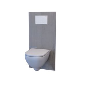 Closetelement met vermaler SANIWALL UP Style Evo betongrijs