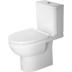 DURAVIT NO.1 #218309 staand closet tbv duoblok 655mm wit diepspoel rimless voor stortbak 4,5ltr. PK. (excl. zitting / reservoir)