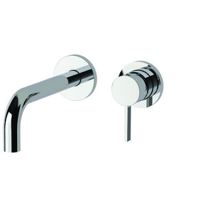 Inbouw wastafelmengkr+uitloop 245mm 2roz. diam.70 FOX007CR70