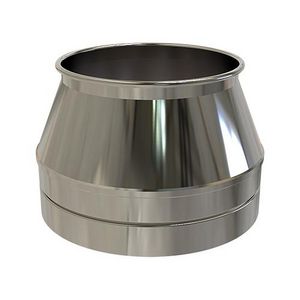 DW Ø125mm Bovenaansluitstuk DW-EW