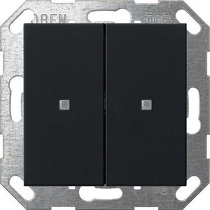 Drukc. wip 2-v OneKNX System 55 zwart m