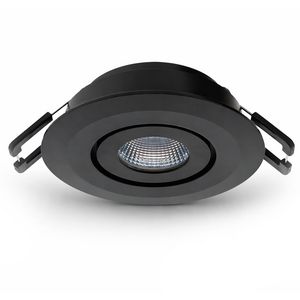 Ledspot richtbaar Zwart 3,1W 350mA 2700K Siena COB
