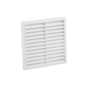 Ventilatierooster vlak Ø150mm wit