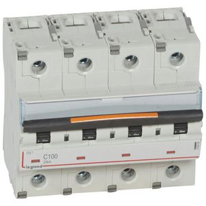 Installatieautomaat 4-polig C-karakteristiek 100A 25kA DX³ DIN