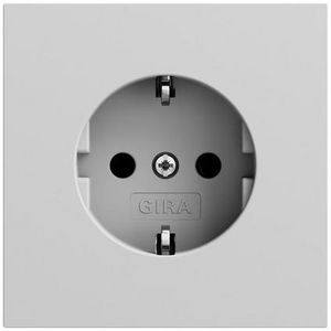 wandcontactdoos met randaarde System 70 gris m(gel.)