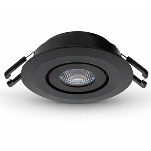 Ledspot richtbaar Zwart 3,1W 350mA 3000K Siena COB