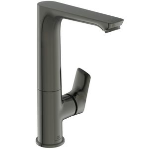 Connect Air wastafelmengkraan hoge uitloop zonder waste magnetic grey (grijs)