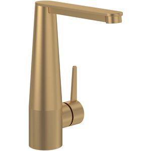 Eengreeps wastafelkraan Conum Brushed Gold TVW12700400076